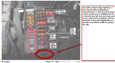 2002 f150 power distribution box removal|97 f150 power box diagram.